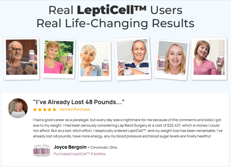 LeptiCell customer reviews